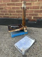 Meddings Bech Drill Stand, Table, Rack Feed, NOS.