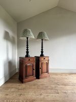 Pair of mahogany bedside cabinets