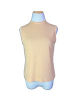 Vintage 1960s Talbott Traveler Size 36 Dacron Polyester Sleeveless Shell