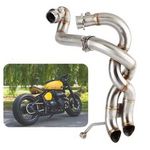 For Triumph Bonneville Bobber 2016-2025 Full System Exhaust Tips Header Pipe