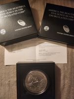 5oz 999 Fine Silver American Idaho Coin (Boxed With Coa) (Slight Tarnishing)