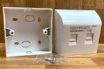 BT Openreach NTE5C MK2 Master Phone Socket MK4 Faceplate Filter + Box TRACKED48