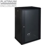 Platinum Enclosures 18u 450mm Deep Wall Mounted Data Cabinet 19 Inch Sever Rack
