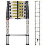 Telescopic Ladder Extendable Aluminium Folding Ladder Anti Slip Portable 2M-5M