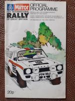 1971 DAILY MIRROR INTERNATIONAL RALLY OF GREAT BRITAIN PROGRAMME