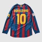 Nike FC Barcelona 2006 Reissue LS Shirt – Ronaldinho - Large / XL / Medium - NEW