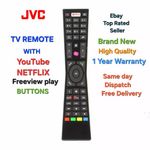 New Replacement RMC3231       RM-C3231 Remote Control for JVC Smart 4K LED TVs 