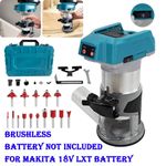 6 Gear For Makita LXT 18V BL Battery Brushless Cordless Trimmer Router Laminator