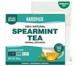 HANDPICK, Spearmint Tea Bags (100 Count) Non-GMO, 100% Pure Spearmint Leaf Tea B