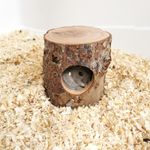 Small Animal Hideout Sleeping Wooden Hamster Tunnel for