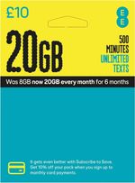 EE 8GB Pay As You Go SIM Card
