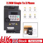 2.2KW Single To 3 Phase Variable Frequency Drive Inverter Converter VFD 220V