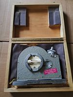 Herbert Small Swiss Precision Mechanical Clinometer Engineers Level In Case Rare