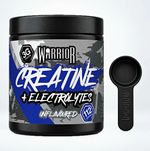 Warrior Creatine + Electrolytes Unflavoured Powder Supplement, 112 Servings