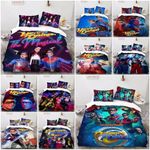 3D Danger Quilt Duvet Cover Set Bedding Set Single Double Pillowcase UK