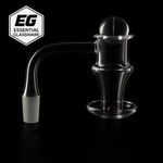 Quartz Slurper Set 14mm 90 Degree With Beveled Edge And Pearls