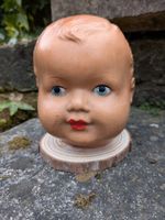 Vintage Mounted Doll Head. Horror Creepy Macabre Decor. Haunted Head Series #3