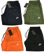 NIKE BRAND NEW REGULAR FIT INNER LINEN NET EMBROIDERED LOGO SWIM SHORTS