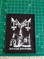 Mayhem patch, Black metal, slayer, punk, exodus, anthrax, metallica, motorhead