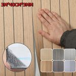 15M 3mm Thicken Self Adhesive Wood Grain Panel Wallpaper Wood Slat Wall Sticker
