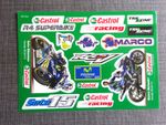 CASTROL HONDA  MotoGP STICKER SHEET SETE GIBERNAU MARCO MELANDRI