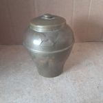 Antique Brass Lipton Tea Caddy 1925 British Exhibition Reg 711485