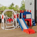 Toddler Garden Swing Slide & Climber Set Baby Kids Indoor Outdoor Playground Toy