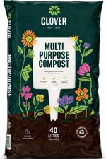 Clover Multi Purpose Peat Compost 20L 40L 60L Garden Soil Improver Flowers Veg