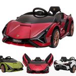 Kids 12V Licensed Lamborghini Sian Performante Electric Battery Ride On Car