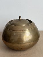 Large Antique Bronze Bowl With Lid 1#