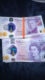 20 GBP REPLICA MONEY 10x BANK NOTES - UK POUNDS, CASH FOR MOVIES  PRANKS