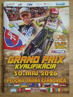 2026 FIM Speedway Grand Prix Qualifying Round programme Zarnovica RARE