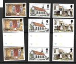 Falkland Islands 1999 MNH Cent of St Marys Church sg 829/31 & Gutter Pairs