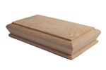Stair Newel Post Cap Double Pyramid Newel Cap 70mm Solid Pine or  Solid Oak