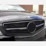 FRONT BUMPER GRILL GRILLE FOR 08-14 MERCEDES C CLASS W204 C204 S204 GLOSS BLACK
