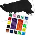 Biker Leather (1.2-1.4mm 3oz) Cow Side For Making Leather Bags & Accessories.