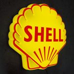 SHELL CLAM 3D LED LIGHT BOX ADVERTISING SIGN GARAGE PETROL GASOLINE GAS & OIL  