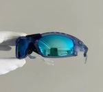 Oakley Plantaris SQ OO9529 Prizm Sunglasses Blue Lens Matte Frames Vintage