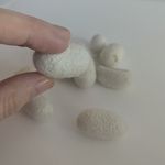 10 WHOLE Silk cocoons, includes dried Bug.