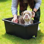 New Dog Cat Pet Bathtub With Drain Valve Multi Purpose Bath Tub S M L XL