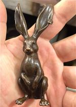 Japanese Antique Bronze Collection Rabbit ornaments