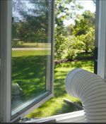 Perspex Acrylic Window seal kit for portable air conditioner or tumble dryer:.