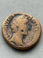 Roman Empire AE Sestertius Coin Antoninus Pius 158-159 AD 24.5 grams 32mm