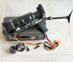 Zenith Photosniper Camera with Metal Case USSR Helios 44-2 Lens, Filters & Tools