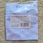 Brompton Front Mudguard Flap & Fittings Rubber Black 16 in Q101268