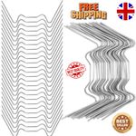 W Clips for Greenhouse Window Glass Panes Stainless Steel Wire Glazed Clip