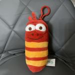 Larva soft toy Plush Keychain 7”bag backpack