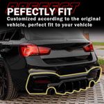 FOR 2015-19 BMW 1 SERIES F20 F21 M135i M140i M SPORT GLOSS BLACK REAR DIFFUSER