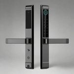 Fingerprint Smart Lock L208 TuYa TTlock Touchscreen Password ICard Keys Black