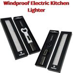 Electric Candle Arc Lighter USB Rechargeable, Bottle Opener, LED Light, Kitchen
